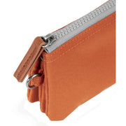 Roka Carnaby Small Recycled Canvas Wallet - Pumpkin Orange