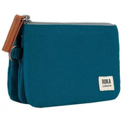 Roka Carnaby Small Recycled Canvas Wallet - Sapphire Blue
