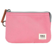 Roka Carnaby Small Recycled Canvas Wallet - Tulip Pink