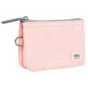 Roka Carnaby Small Recycled Nylon Ripstop Wallet - English Rose Pink