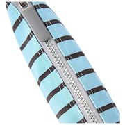 Roka Carnaby XL Recycled Canvas Crossbody Bag - Blue Stripe