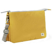 Roka Carnaby XL Recycled Canvas Crossbody Bag - Flax Yellow