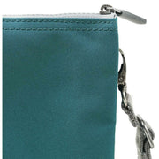 Roka Carnaby XL Recycled Canvas Crossbody Bag - Teal Blue