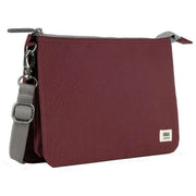 Roka Carnaby XL Recycled Canvas Crossbody Bag - Zinfandel Red