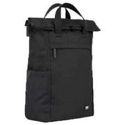 Roka Finchley A All Black Medium Recycled Canvas Backpack - Ash Black