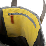 Roka Finchley A Medium Recycled Canvas Backpack - Lemonade Yellow