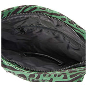 Sac à bandoulière Roka Kennington B Medium en toile recyclée - Vert artichaut