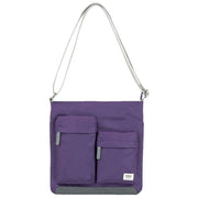 Roka Kennington M Medium Recycled Nylon Crossbody Bag - Majestic Purple