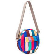Roka Paddington B Sac à bandoulière en toile recyclée - Larges rayures multicolore