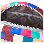 Roka Paddington B Sac à bandoulière en toile recyclée - Larges rayures multicolore