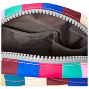 Roka Paddington B Sac à bandoulière en toile recyclée - Larges rayures multicolore
