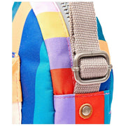 Roka Paddington B Sac à bandoulière en toile recyclée - Larges rayures multicolore