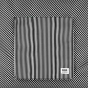 Roka Portobello N Large Mixed Hickory Recycled Canvas Tote Bag - Green/Black/White