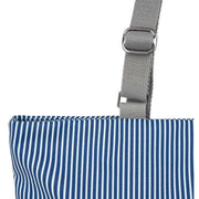 Roka Trafalgar B Medium Hickory with Red Recycled Canvas Tote Bag - Red/Blue/White