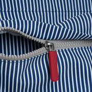 Roka Trafalgar B Medium Hickory with Red Recycled Canvas Tote Bag - Red/Blue/White