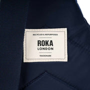 Roka Willesden B Large Indigo Tonal Recycled Canvas Scooter Bag - Indigo Purple
