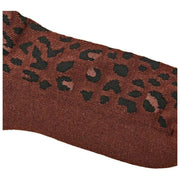Chaussettes Roka Wimbledon Crew - Mini Léopard Marron