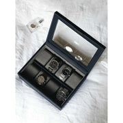 Boîte à montres Stackers 8 pièces - Bleu marine
