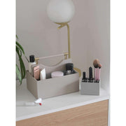 Organisateur de cosmétiques classique Stackers - Taupe