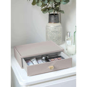 Organisateur de maquillage à tiroir classique Stackers - Taupe