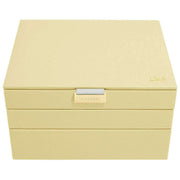 Boîte à bijoux classique Stackers - Jaune beurre