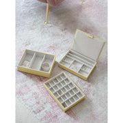 Boîte à bijoux classique Stackers - Jaune beurre