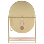 Miroir de coiffeuse et support à bijoux Stackers - Blush/Or