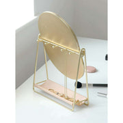 Miroir de coiffeuse et support à bijoux Stackers - Blush/Or