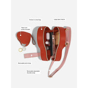 Stackers Heart Shoulder Bag - Red