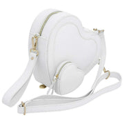 Sac à Bandoulière Stackers Heart - Galet Blanc