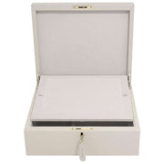 Boîte à bijoux photo de luxe de taille moyenne Stackers - Crème d'avoine