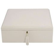 Boîte à bijoux photo de luxe de taille moyenne Stackers - Crème d'avoine