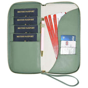 Porte-passeport familial Stackers Wave - Vert écume de mer