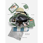 Sac fourre-tout de voyage Stackers Wave - Vert écume de mer