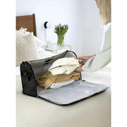 Stackers Weekend Garment Bag - Black Saffiano
