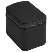 Mini boîte à montres de voyage zippée Stackers - Noir