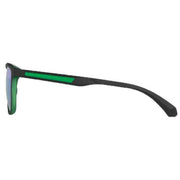 Superdry Athleisure Inspired Large Fit Rectangular Sunglasses - Black