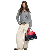 Superdry & Co Sac de sport rétro - Bleu/Rouge