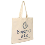 Superdry & Co Sac Cabas - Marron Naturel/Marine Éclipse