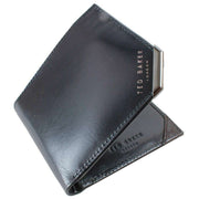 Ted Baker Kornerr Leather Billfold Coin Wallet - Navy