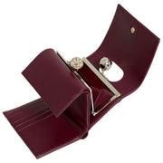 Petit porte-monnaie à pompon en cuir Ted Baker Roosa - Rouge foncé