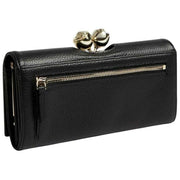 Ted Baker Roosali Grand porte-monnaie à pompon en cuir - Noir