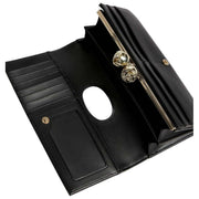 Ted Baker Roosali Grand porte-monnaie à pompon en cuir - Noir