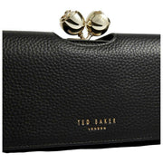 Ted Baker Roosali Grand porte-monnaie à pompon en cuir - Noir