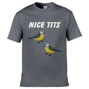 Teemarkable! Nice Tits T-Shirt Dark Grey / Small - 86-92cm | 34-36"(Chest)