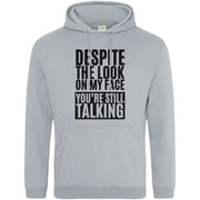 Teemarkable! You're Still Talking Hoodie Light Grey / Small - 96-101cm | 38-40"(Chest)