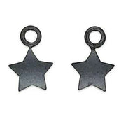 Ti2 Titanium Star Charms - Black