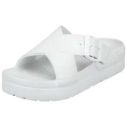 Sandales à boucle croisée sur le devant SOLBOUNCE Bounce de Totes - Blanc