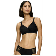 Triumph Doreen Cotton Non Wired Bra - Black