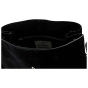 Vivienne Westwood Lottie Petit sac à bandoulière en daim - Noir
